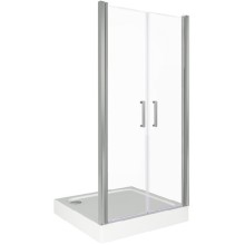 Душевая дверь в нишу Good Door Fantasy SD-90-C-CH 90 профиль Хром стекло прозрачное