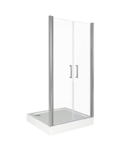 Душевая дверь в нишу Good Door Fantasy SD-90-C-CH 90 профиль Хром стекло прозрачное