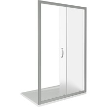 Душевая дверь в нишу Good Door Infinity WTW-130-G-CH 130 профиль Хром стекло матовое