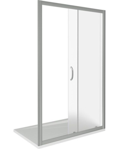 Душевая дверь в нишу Good Door Infinity WTW-130-G-CH 130 профиль Хром стекло матовое