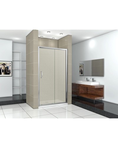 Душевая дверь в нишу Good Door Infinity WTW-130-G-CH 130 профиль Хром стекло матовое