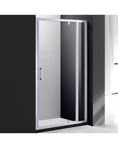 Душевая дверь Cezares Molveno BA-11 130 MOLVENO-BA-11-100+30-C-Cr-IV профиль Хром стекло прозрачное