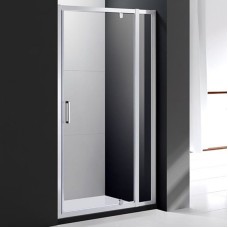 Душевая дверь Cezares Molveno BA-11 110 MOLVENO-BA-11-80+30-C-Cr-IV профиль Хром стекло прозрачное