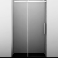 Душевая дверь WasserKRAFT Dinkel 130 58R30 профиль Хром стекло прозрачное