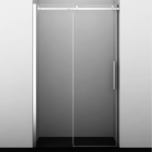 Душевая дверь WasserKRAFT Alme 140 15R31 профиль Хром стекло прозрачное