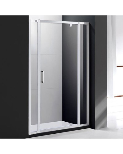 Душевая дверь Cezares Molveno BA-12 140 MOLVENO-BA-12-90+50-C-Cr-IV профиль Хром стекло прозрачное