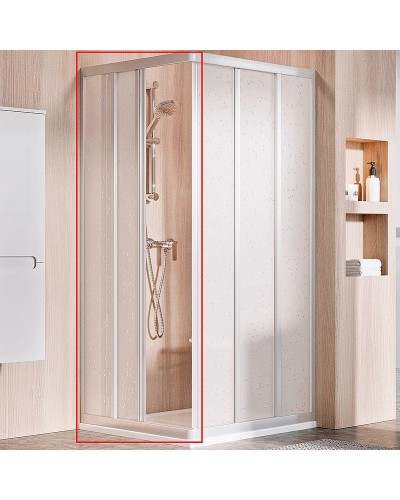 Душевая дверь Ravak Supernova ASRV3-90 15V70U0211 профиль Сатин витраж пластик Pearl