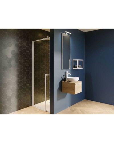 Душевая дверь Riho Lucid GD101 80 G005001121 (GD108B000) профиль Черный стекло прозрачное