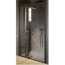 Душевая дверь Riho Lucid GD104 110 G005004121 (GD111B000) профиль Черный стекло прозрачное