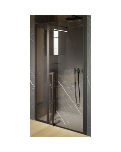 Душевая дверь Riho Lucid GD104 130 G005006121 (GD113B000) профиль Черный стекло прозрачное