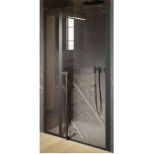 Душевая дверь Riho Lucid GD104 120х10 G005005121 (GD112B000) профиль Черный стекло прозрачное