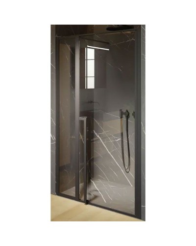 Душевая дверь Riho Lucid GD104 120х10 G005005121 (GD112B000) профиль Черный стекло прозрачное