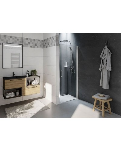 Душевая дверь Riho Novik Z101 90 G003002120 (GZ1090000) профиль Хром стекло прозрачное