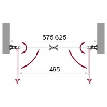 Душевая дверь распашная BelBagno Sela 60 см прозрачное стекло SELA-B-2-60-C-Cr