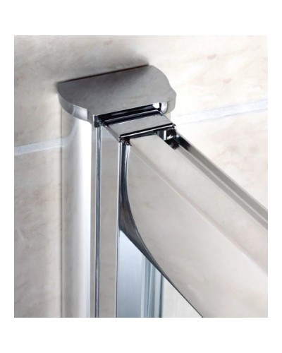 Душевая дверь раздвижная Cezares Pratico 105 см текстурное стекло PRATICO-BF-1-105-P-Cr