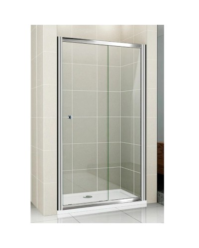 Душевая дверь раздвижная Cezares Pratico 145 см текстурное стекло PRATICO-BF-1-145-P-Cr