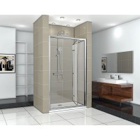 Душевая дверь Cerutti SPA Bella D91T профиль Хром стекло прозрачное