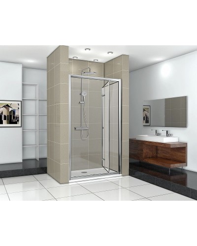 Душевая дверь Cerutti SPA Bella D91T профиль Хром стекло прозрачное