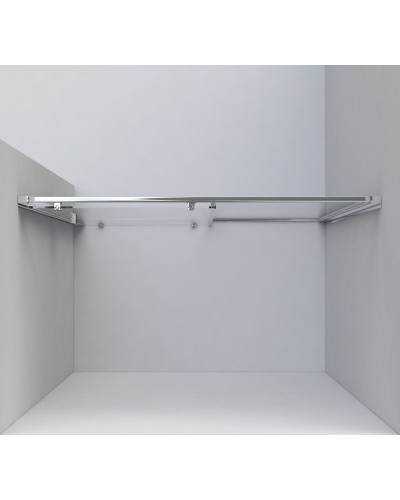 Душевая дверь Vincea Garda 100 VDS-1G100CL профиль Хром стекло прозрачное