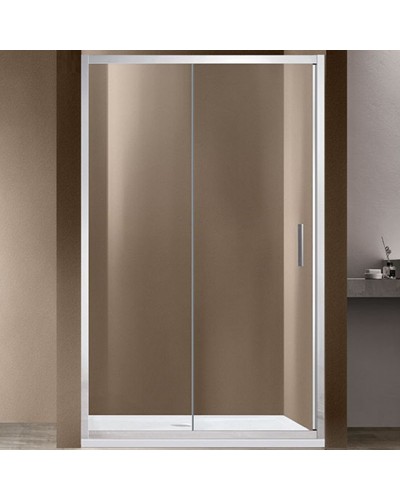 Душевая дверь Vincea Garda 120 VDS-1G120CL профиль Хром стекло прозрачное