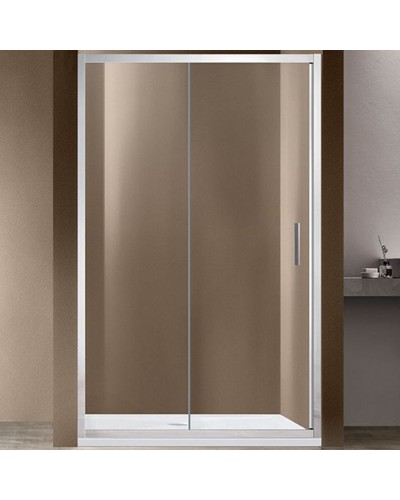 Душевая дверь Vincea Garda 130 VDS-1G130CL профиль Хром стекло прозрачное