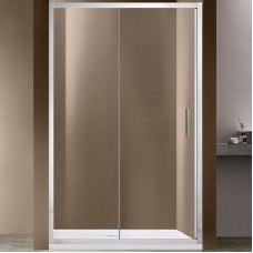 Душевая дверь Vincea Garda 140 VDS-1G140CL профиль Хром стекло прозрачное