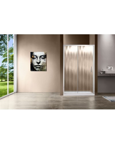 Душевая дверь Vincea Garda 140 VDS-1G140CH профиль Хром стекло шиншилла