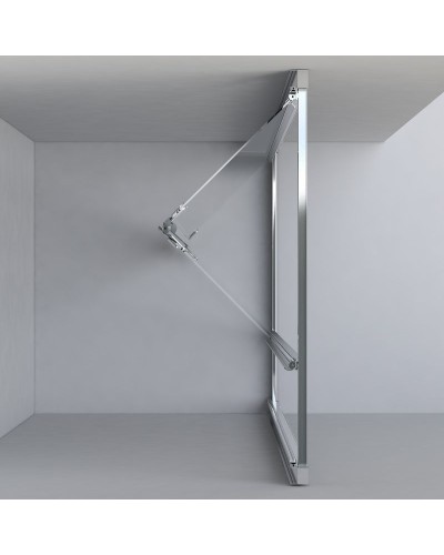 Душевая дверь Vincea Garda 90 VDB-1G900CH профиль Хром стекло шиншилла