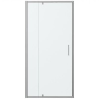 Душевая дверь Bravat Line 100 BD100.4112A профиль Хром стекло прозрачное