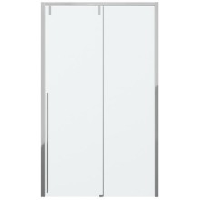 Душевая дверь Bravat Slim Line 120 BD120.4105A профиль Хром стекло прозрачное