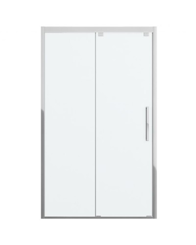 Душевая дверь Bravat Stream 120 BD120.4103S профиль Хром стекло прозрачное