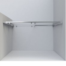 Душевая дверь Vincea Garda 110 VDS-1G110CL профиль Хром стекло прозрачное