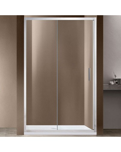 Душевая дверь Vincea Garda 110 VDS-1G110CL профиль Хром стекло прозрачное