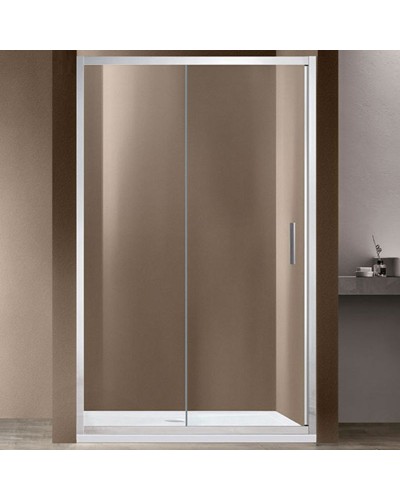 Душевая дверь Vincea Garda 150 VDS-1G150CL профиль Хром стекло прозрачное