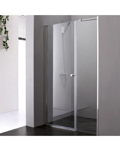 Душевая дверь в нишу Cezares ELENA-W-B-11-30+90-P-Cr-L профиль Хром стекло рифленое