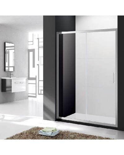 Душевая дверь в нишу Cezares MOLVENO-BF-1-120-C-Cr-IV профиль Хром стекло прозрачное