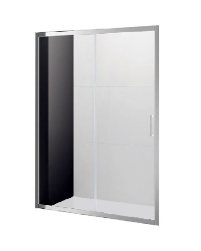 Душевая дверь в нишу Cezares MOLVENO-BF-1-120-C-Cr-IV профиль Хром стекло прозрачное