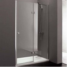 Душевая дверь в нишу Cezares VERONA-W-B-12-100-C-Cr профиль Хром стекло прозрачное