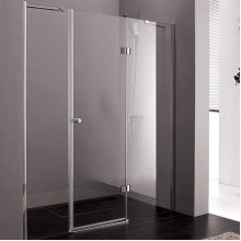 Душевая дверь в нишу Cezares Verona B-13-30 130 VERONA-W-B-13-30+60/40-C-Cr профиль Хром стекло прозрачное