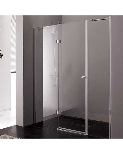 Душевая дверь в нишу Cezares Verona B-13-60 160 VERONA-W-B-13-60+60/40-P-Cr-R профиль Хром стекло текстурное