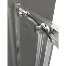 Душевая дверь в нишу Cezares ANIMA-W-BF-1-140-C-Cr профиль Хром стекло прозрачное