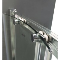 Душевая дверь в нишу Cezares ANIMA-W-BF-2-160-C-Cr профиль Хром стекло прозрачное