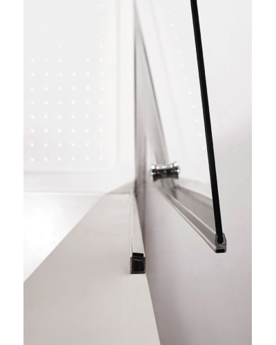 Душевая дверь в нишу Cezares ECO-O-B-2-90-C-Cr профиль Хром стекло прозрачное