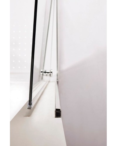 Душевая дверь в нишу Cezares ECO-O-B-2-90-C-Cr профиль Хром стекло прозрачное