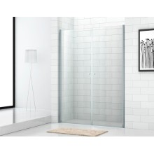 Душевая дверь в нишу Cezares ECO-O-B-2-90-C-Cr профиль Хром стекло прозрачное