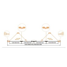 Душевая дверь в нишу Cezares ELENA-W-BS-22-180-C-Cr профиль Хром стекло прозрачное