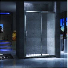 Душевая дверь раздвижная 120 см прозрачное стекло Esbano ES-120DK
