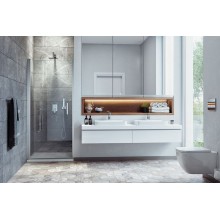 Душевая дверь Excellent Mazo 90 KAEX.3005.1010.9000.LP профиль Хром стекло прозрачное