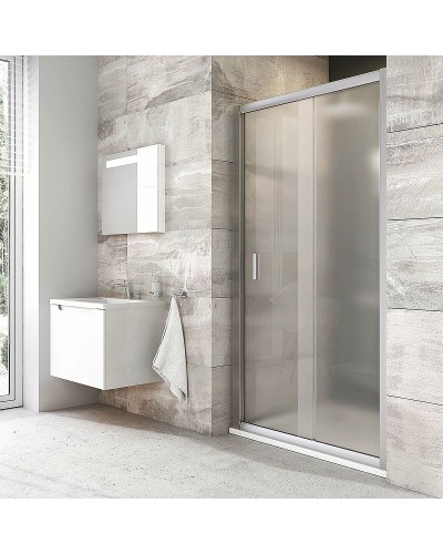 Душевая дверь Ravak Blix BLDP2-120 0PVG0U00ZG профиль Сатин стекло Grape