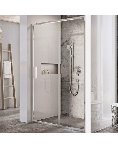 Душевая дверь Ravak Blix Slim BLSDP2-100 X0PMA0C00Z1 профиль Хром стекло Transparent